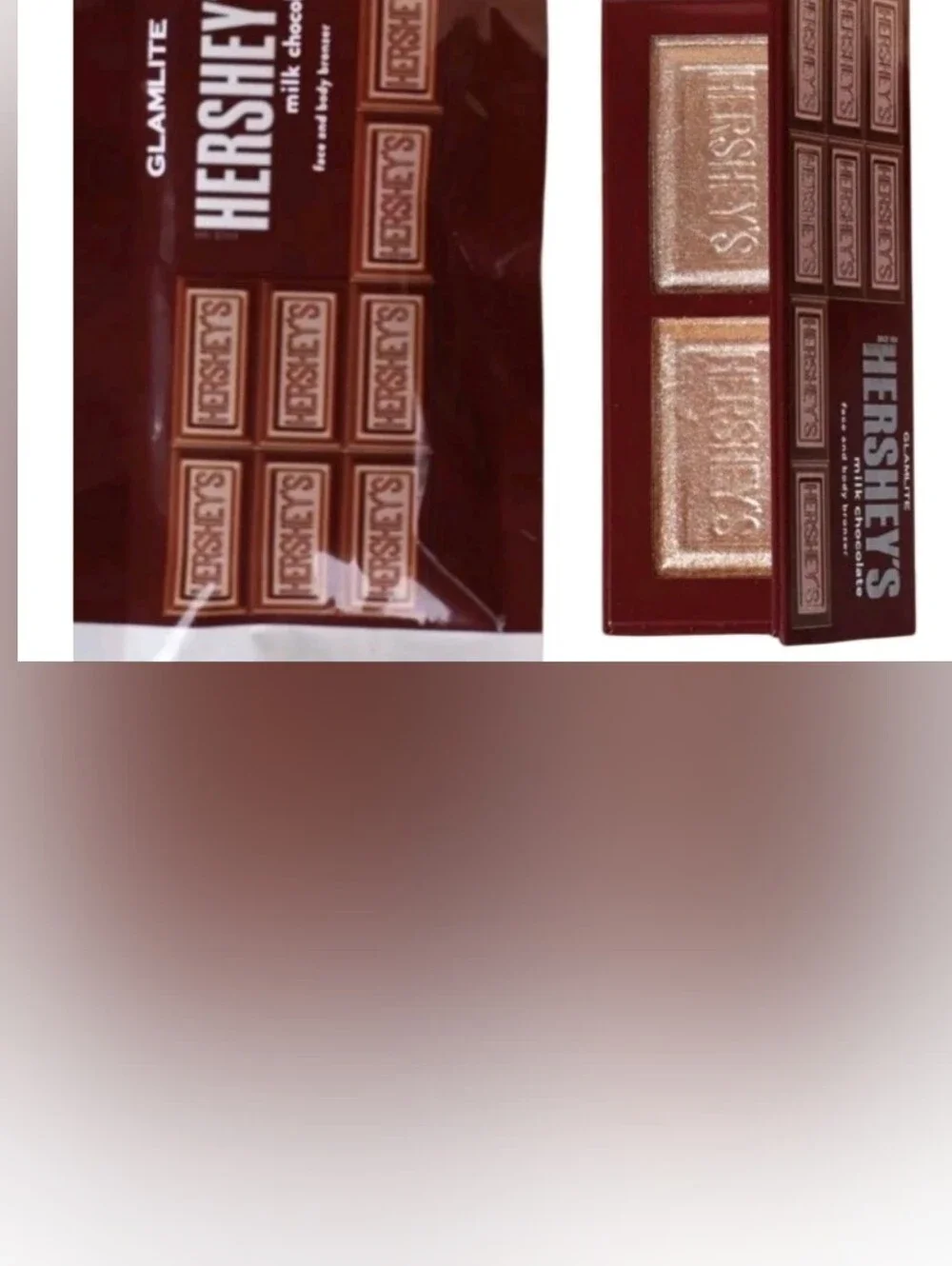 GLAMLITE Hershey's Milk Chocolate Eyeshadow Duo - Shimmery Gold/Brown